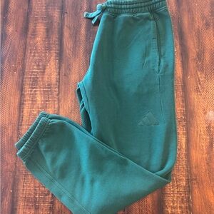 adidas Green Men's Fleece Joggers